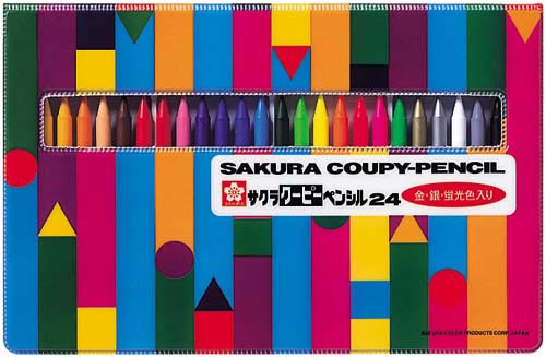 クーピーペンシル２４色（ソフトケース入り）画像