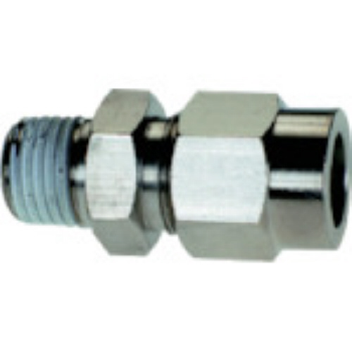 ﾒｶﾞﾎｰｽﾆｯﾌﾟﾙ 10×12.5 R1/4 1個画像