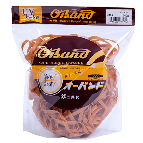 ｵｰﾊﾞﾝﾄﾞ #420 内径101.5mm 500g入 透明袋 1袋画像