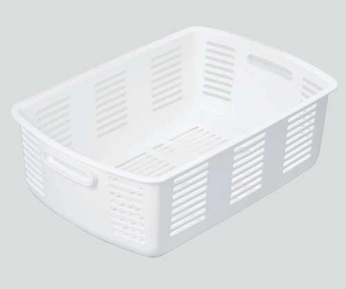 脱衣かご(フロート)　ホワイト　525×350×185mm画像