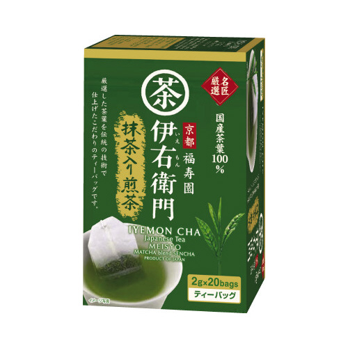 伊右衛門　名匠　抹茶入り煎茶ＴＢ２０袋画像