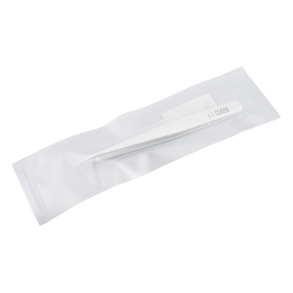 耐酸性ピンセット　細　ポリブチレンテレフタレート（PBT）