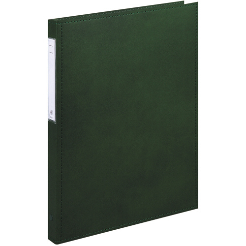 ｶﾙﾃﾌﾞｯｸ(ｽﾀﾝﾀﾞｰﾄﾞ) A4ﾀﾃ 4穴 背幅28mm ｸﾞﾘｰﾝ 1冊画像