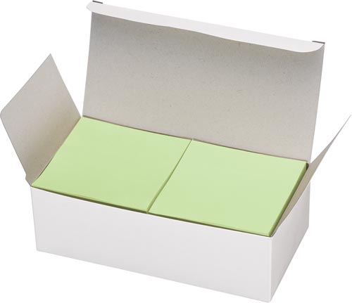 再生紙ふせん＜Ｋ２＞７５×７５ｍｍ　緑　１０冊画像