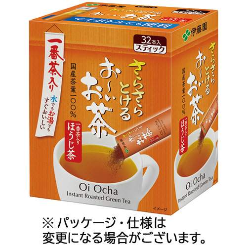 さらさらとける おーいお茶 ほうじ茶 ｽﾃｨｯｸ 1箱(32本)画像