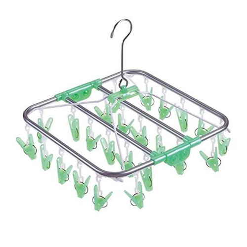 洗濯ハンガー アルモア 角ハンガー ピンチ24個付画像