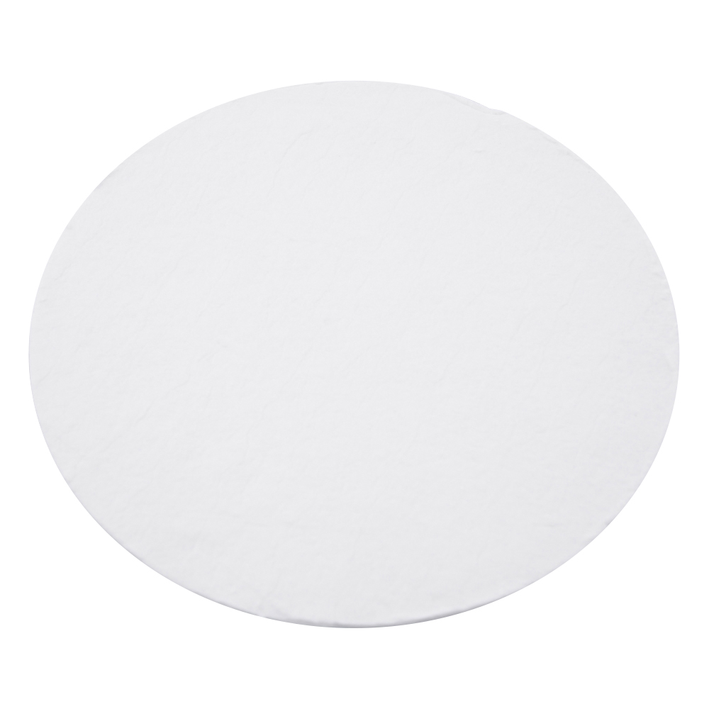 桐山ロート用濾紙　φ115mm　10枚入 パッケージが横向きに並べられ、濾紙のサイズと枚数が記載されている様子