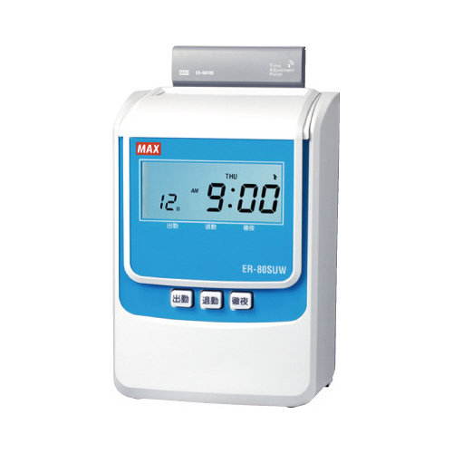 タイムレコーダ　ＥＲ－８０ＳＵＷ　電波時計画像