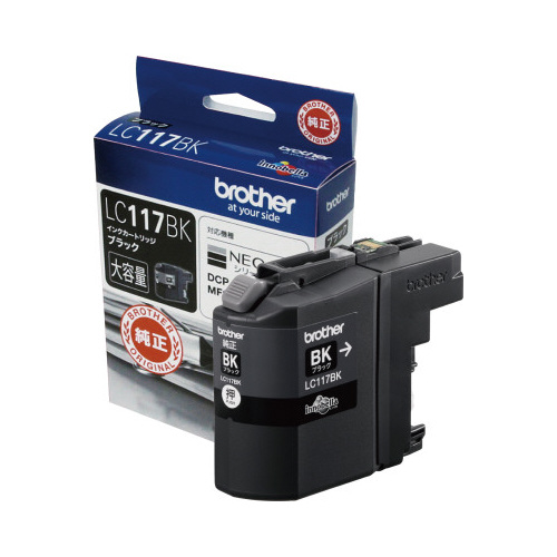 純正インクＬＣ１１７ＢＫブラック画像