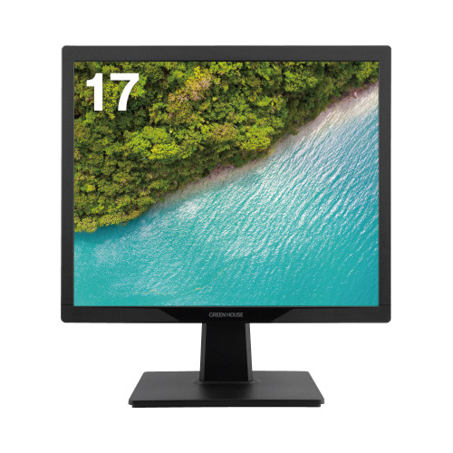 17型スクエア液晶ディスプレイ　ブラック
