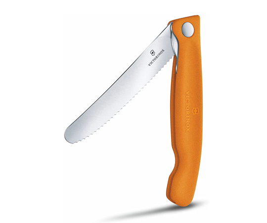 スイスクラシック 折り畳み式パーリングナイフ オレンジ画像