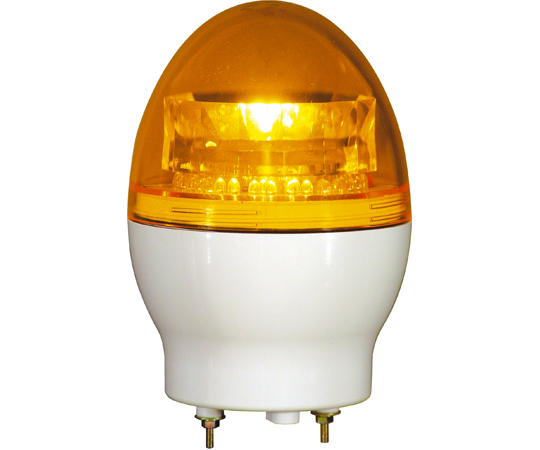 中型LED回転灯　ニコフラッシュ　DC12V　黄　回転/点滅切り替え式画像