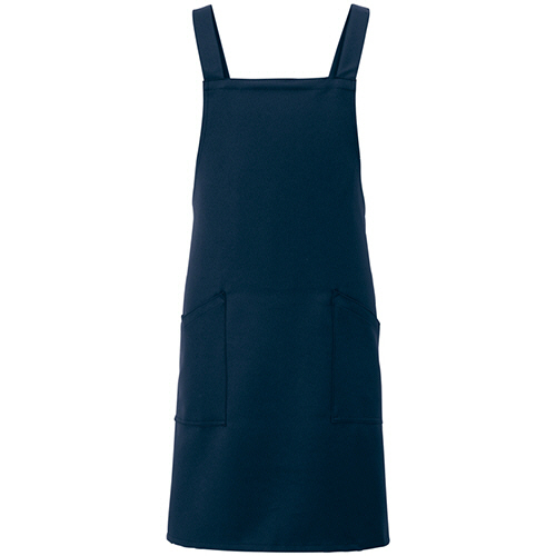 胸当てｴﾌﾟﾛﾝ ｽﾄﾚｯﾁｷﾞｬﾊﾞ ﾀﾞｰｸﾈｲﾋﾞｰ 1着画像