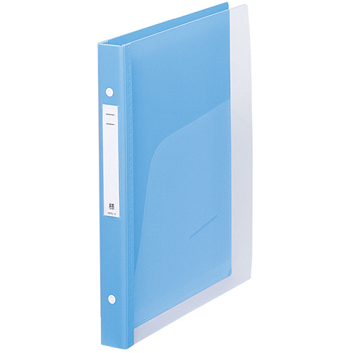 ﾒﾃﾞｨｶﾙｻﾎﾟｰﾄﾌﾞｯｸ･ｸﾘﾔｰ A4ﾀﾃ 2穴 背幅31mm ﾌﾞﾙｰ 1冊画像