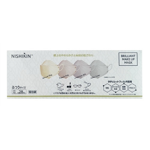 ＭＡＫＥＵＰＭＡＳＫ　４色×７枚　３Ｄ立体　０１画像