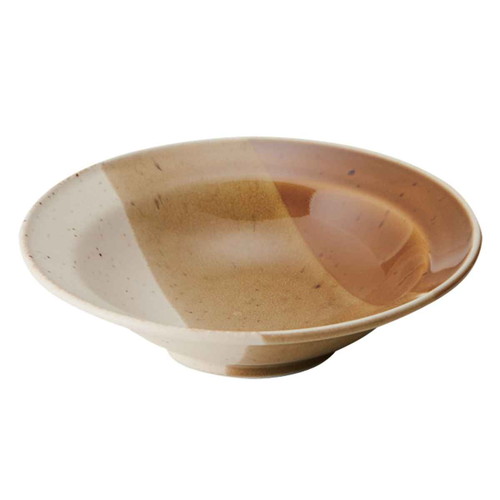 ボウル 17.5cm ONE THIRD 和食器 磁器 美濃焼 ブラウン画像