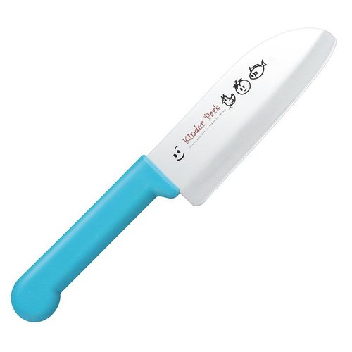 調理器具 きんだーぱーく 子供用クッキングナイフ ブルー FC-621 藤次郎