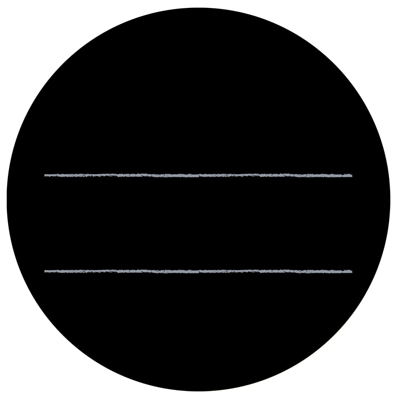 １６－３４０　手書きＰＯＰ用カード　丸型　ブラック画像