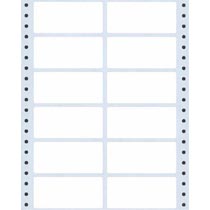 単票ﾀｯｸｼｰﾙ(2連用) Y8xT10 ﾗﾍﾞﾙｻｲｽﾞY3･3/10xT1･1/2 連続用紙 1箱(600折)画像