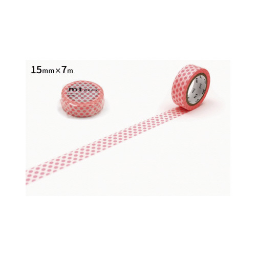 ｍｔ　１Ｐ　ドット・ショッキングレッド