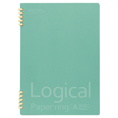 ﾛｼﾞｶﾙ ﾍﾟｰﾊﾟｰﾘﾝｸﾞﾉｰﾄ A4 A罫 40枚 1ｾｯﾄ(10冊)画像