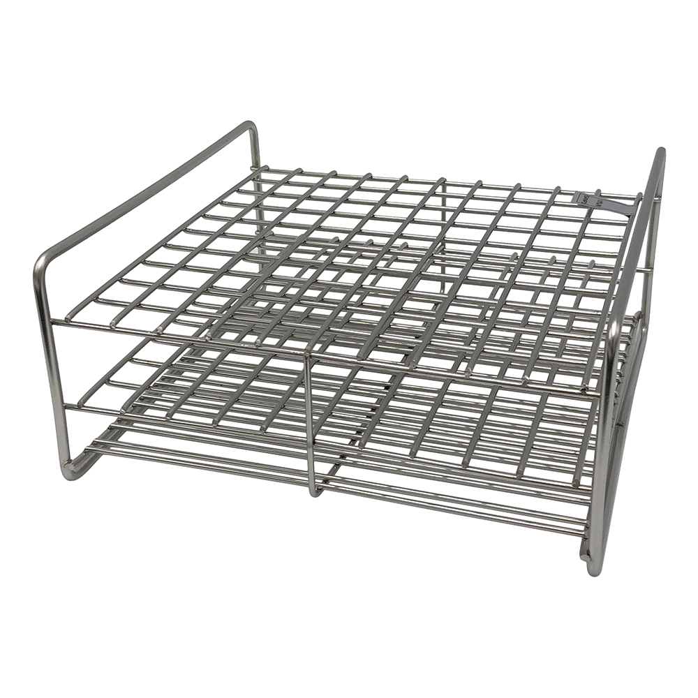 ステンレス試験管立　配列：10×10　サイズ：□15mm画像