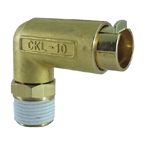 ﾀｯﾁｺﾈｸﾀｰｴﾙﾎﾞｺﾈｸﾀｰHﾀｲﾌﾟ(金属) R3/8 外径10mm 1個画像