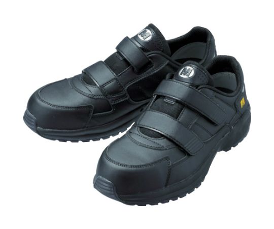 JSAA B種認定 超軽量先芯入り静電スニーカー ブラック 23.5cm画像