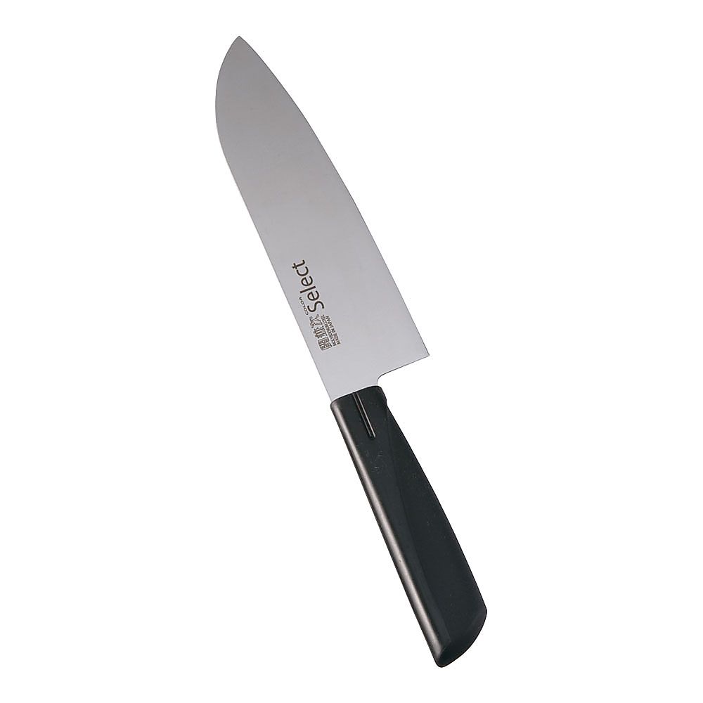カラーセレクト三徳包丁(両刃)16.5cm 3013-BK ブラック