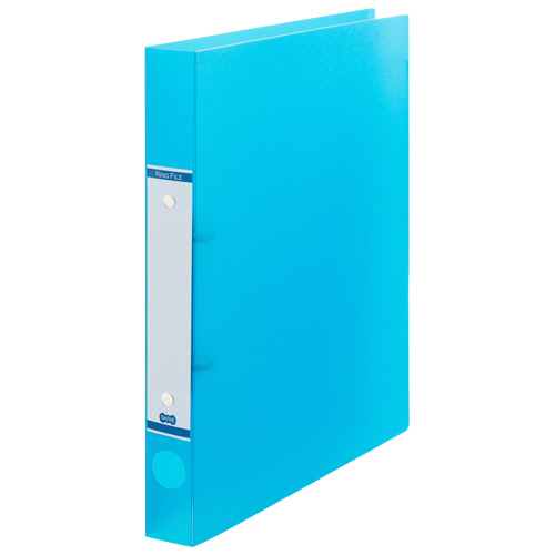 Oﾘﾝｸﾞﾌｧｲﾙ A4ﾀﾃ 2穴 200枚 ﾘﾝｸﾞ内径25mm背幅35mmﾌﾞﾙｰ 1冊画像