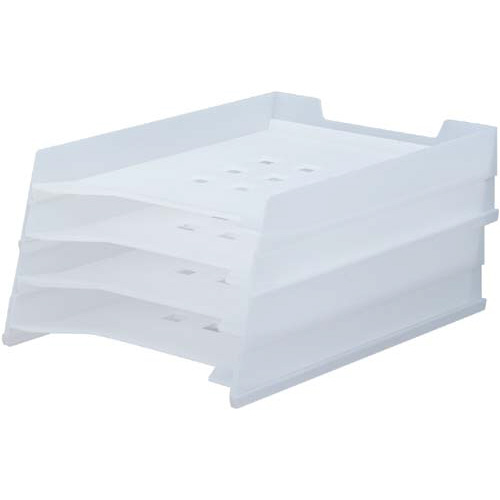 マルチレタートレー　乳白画像