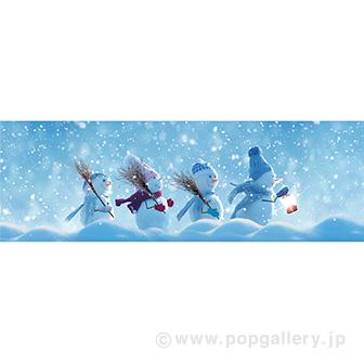 ラウンドシート スノーマン画像