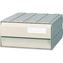 ﾋﾞｼﾞﾈｽｶｾｯﾀｰ A4 1段 ｸﾞﾚｰ 1台画像