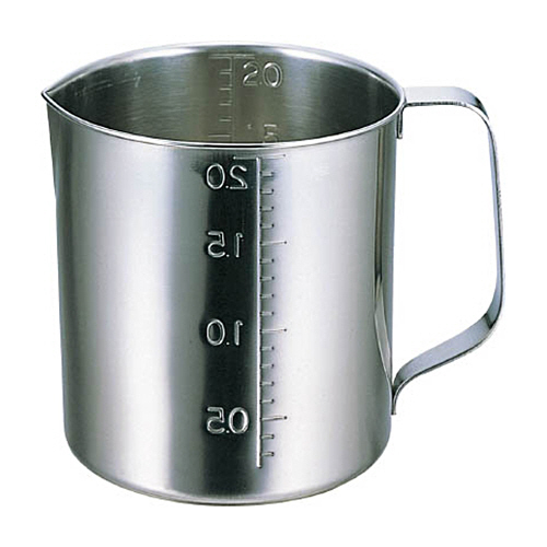 ｽﾃﾝﾚｽﾋﾞｰｶｰ 注ぎ口付 0.5L 92×90 1個画像