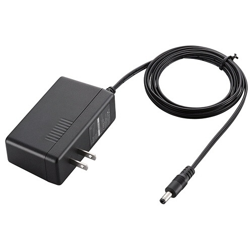マグネット付きUSB3.0ハブ セルフパワー 7ポート ブラック 1個 充電状態を示すLEDインジケーターが付いた、ポートが側面に配置されたハブの全体像