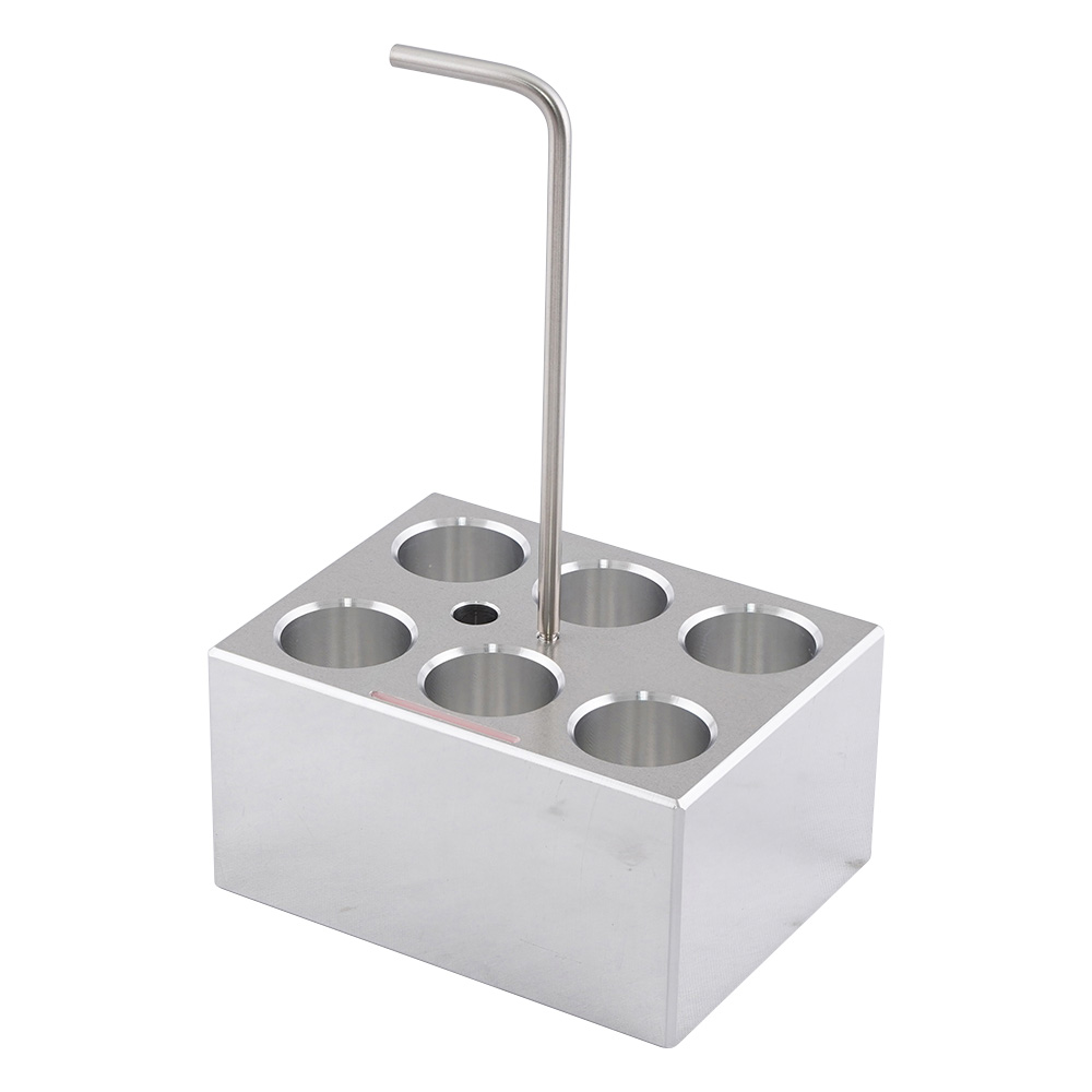 ホットドライバス用アルミブロック　φ23mm試験管　6本用画像