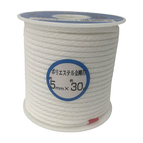 ﾛｰﾌﾟ ﾎﾟﾘｴｽﾃﾙﾛｰﾌﾟﾎﾞﾋﾞﾝ巻 5mm×30m 1巻画像