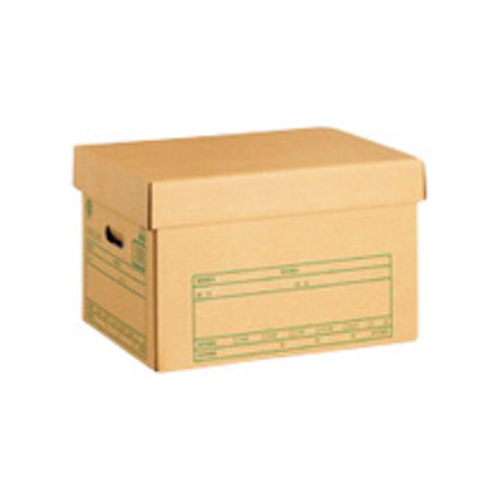 文書保存箱 ﾌﾀ式 A4用 内寸:W420×D325×H270mm 1個画像