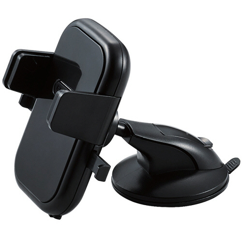 ｽﾏﾎ用車載ﾜﾝﾀｯﾁﾎﾙﾀﾞｰ(強力ｹﾞﾙ吸盤) ﾌﾞﾗｯｸ 1個画像