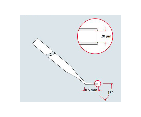 生検用チップII 内径 20μm, 外径 25μm 1式（25本入）画像