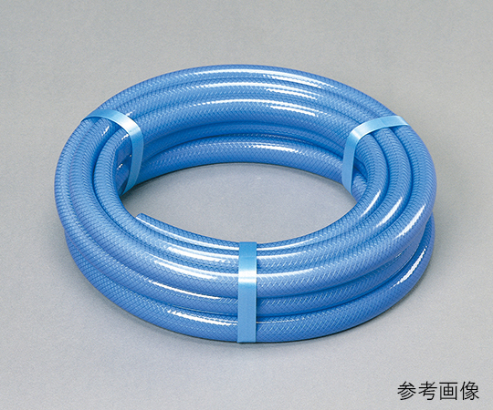 耐圧糸入りカットホース　ブルー　内径15mm×外径20mm