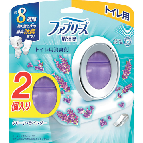 Ｐ＆Ｇ　ファブリーズ　消臭芳香剤　Ｗ消臭　トイレ用　クリーン・ラベンダー　６．３ｍｌ×２個画像