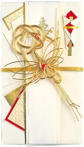 祝儀袋　新金封　鶴　中袋付画像