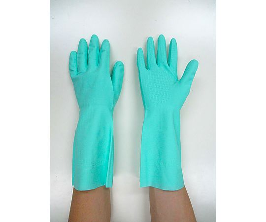 ニトリルゴム手袋中あつ手 M