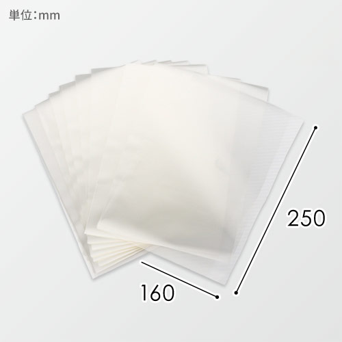 食品用OPPシート（透明・250×160mm）