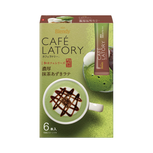 カフェラトリー濃厚抹茶あずきラテ６本×３画像