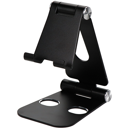 MOTTERU 角度調整できるｱﾙﾐｽﾀﾝﾄﾞ 13型対応 ﾌﾞﾗｯｸ 1個