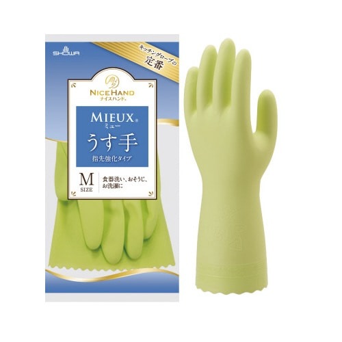 ナイスハンドミュー　薄手　Ｍ　グリーン　１０双画像