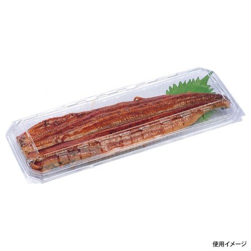 フードパック SA-180(V) エフピコ 透明な容器に入った食品の横から見た状態