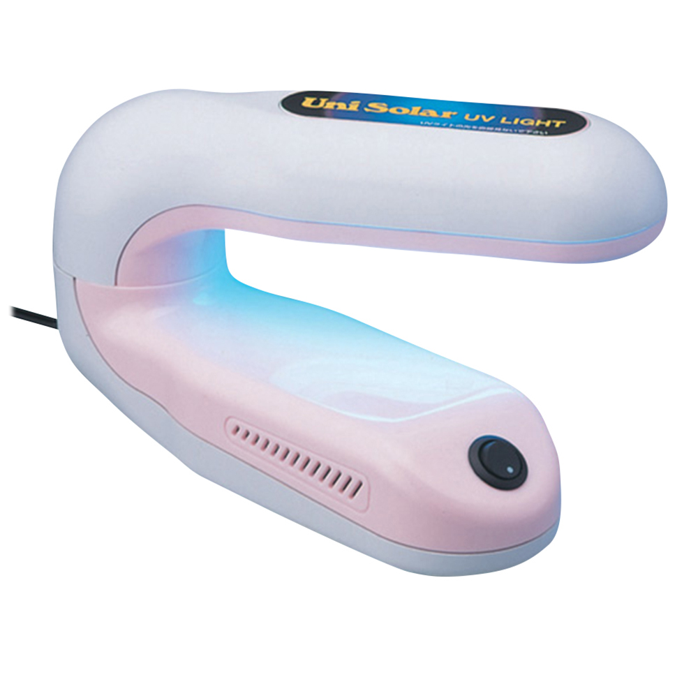 紫外線硬化樹脂（ユニソーラ）　UVライト画像